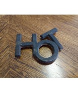 VINTAGE Miniature Cast Iron Sad Iron Trivet Spoon Rest &quot;HOT&quot; - £7.12 GBP