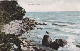 Shore Lake Park Milwaukee Wisconsin WI Postcard 1910 Menomonee Falls - £2.34 GBP