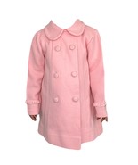 Little World Girls Double Breast Pea Coat Pink size 5 - $49.49