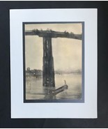 The Old Battersea Bridge James Abbot McNeil Whistler Giclee Matted Paper Print - $11.88