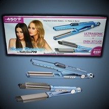 Babyliss Nano Titanium Ultrasonic Cool Mist Flat Iron + Omni Styler Straightener - £83.73 GBP