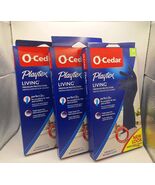 O-Cedar Playtex Living Reusable Cleaning Gloves Drip Cuff 3 Pack Sz Med ... - $19.70 CAD