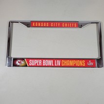 Kansas City Chiefs License Plate Frame Chrome - $14.96