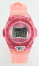 E.L.I Grigio Donna Plastica Rosa Data Luce Cronometro Sveglia Quarzo Orologio - £14.08 GBP