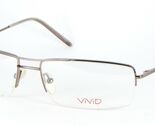 ViViD 551 85 Brillante Marrón Gafas Montura Metálica 56-16-140mm ( Notas) - $56.43