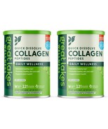 2 PACK QUICK DISSOLVE COLLAGEN PEPTIDES DAILY WELLNESS UNFLAVORED  - £41.79 GBP
