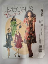 M5704 McCalls Create It  Misses Dresses mid-knee length Size 6-20  Uncut - £9.46 GBP