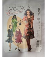 M5704 McCalls Create It  Misses Dresses mid-knee length Size 6-20  Uncut - £9.34 GBP