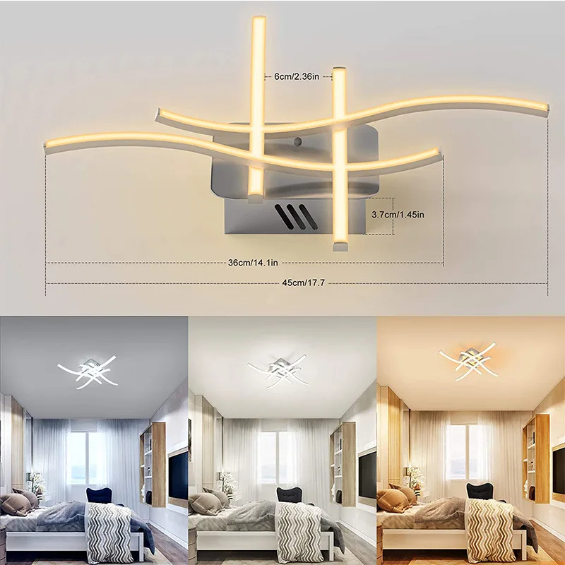 House Home LED Ceiling Chandelier A Ceiling Lamp 12W 18W 24W Modern Led Lights f - $57.00