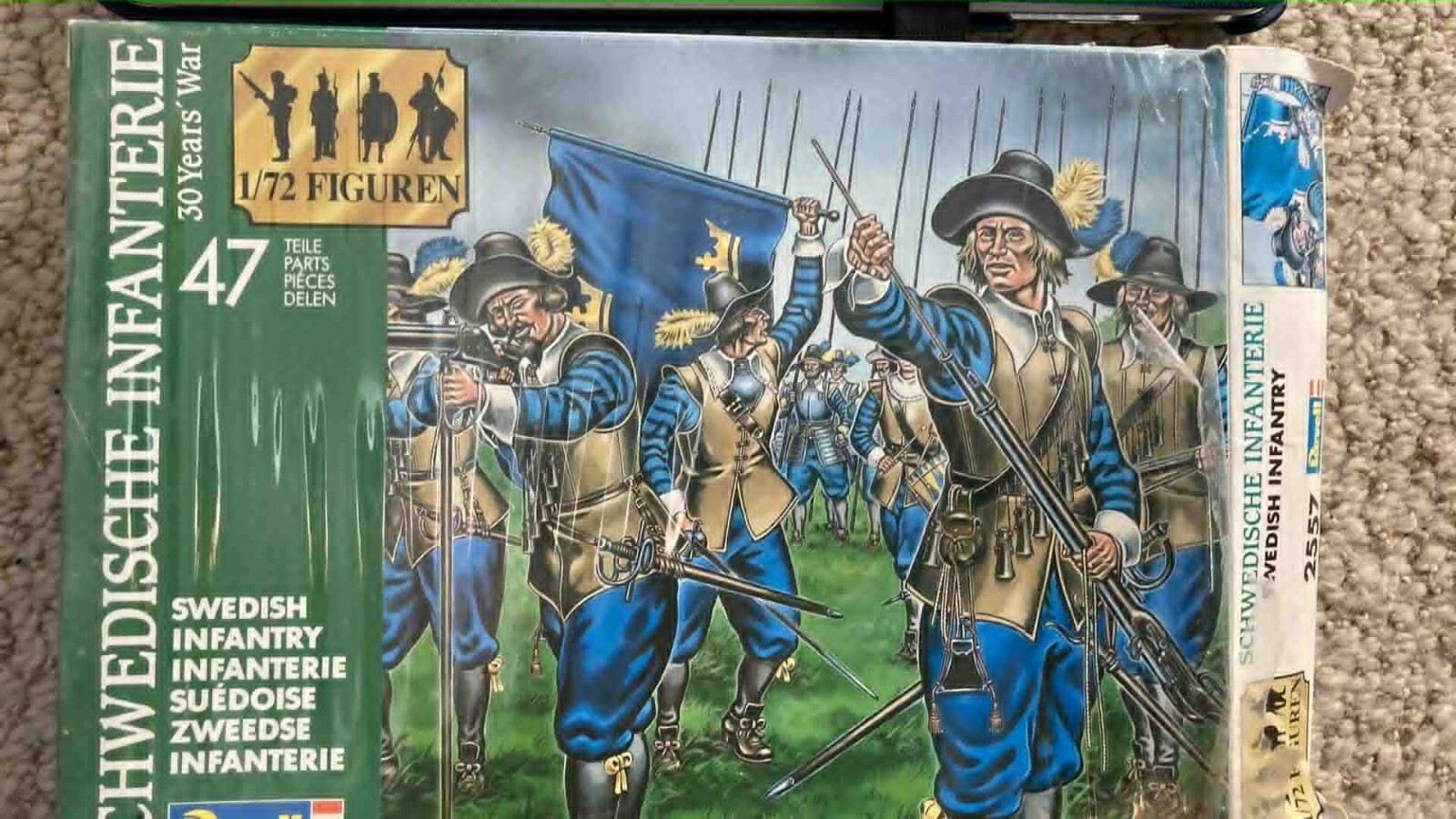 Revell Swedish Infantry 30 Year War Plastic Soldiers Model Kits 1/72 - $12.00