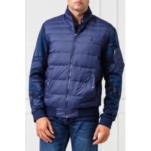 NWT men&#39;s small Polo Ralph Lauren Quilted Hybrid Jacket Primaloft Navy Blue - $132.99