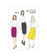 VOGUE PATTERNS V9172 Misses&#39; Side-Wrap Skirts, A5 (6-8-10-12-14) - £5.50 GBP