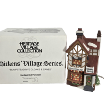 Dept 56 Bumpstead Nye Cloaks &amp; Canes 58084 Lighted Christmas Dickens Village Vtg - $28.01