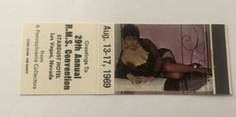 Vintage Matchbook Cover Matchcover Girlie Girly 1969 29th RMS Convention NV - $1.83