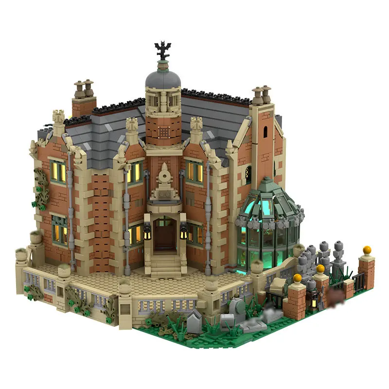 High Difficulty -54244 MOC The Haunted Manor Classic Building Blocks City Module - £326.31 GBP