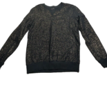 Zara Man Men’s Black Gold Shimmer Sweater Size Small - $21.49