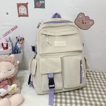 2022 New Trendy Korean Version Large-capacity School Bag Lightweight Simple Trav - £30.05 GBP