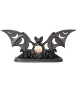 Alchemy Gothic V112- Lunaeca Tea Light Holder Candle Halloween Wicken Wi... - $692.24 MXN