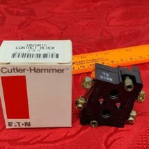 CUTLER-HAMMER Contact Block 10250T2 New Eaton - $14.98