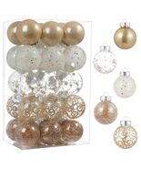YYHUAWU Christmas Ball Ornament Set for Tree Decorations 40 PCS Shatterp... - $420.26 MXN