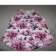 Womans LulaRoe Size 2XL Pink blouse shirt Floral Design - £11.07 GBP