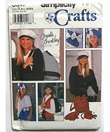 Simplicity Crafts Pattern 8911 Beret, Backpack, Shoulder Bag, Belt Bag &amp;... - £8.55 GBP