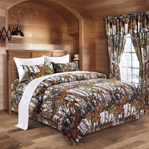 Cal King White Camo!!! 1 Pc Comforter Microfiber Snow Camouflage Blanket - $79.19