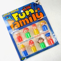 Little People Fun Family Playset Vintage 1980s Gordy International New o... - $49.70