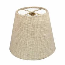 Royal Designs, Inc. Clip On Chandelier Shade CS-1101-6NBL, Natural Burla... - $14.80+