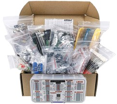 Grab Bag Of Interstellar Electronics Components, 2000 Pcs.,, And Transistors. - £51.07 GBP