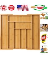 Sturdy Bamboo Utensil Organizer - Adjustable and Waterproof for Versatil... - $86.71 CAD