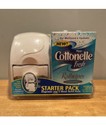 NOS Kleenex Cottonelle Starter Pack Fresh Rollwipes Dispenser and 400 Wipes - $53.77 CAD