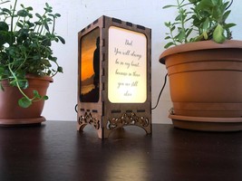 memorial gift for loss of father / Memorial lantern / you will always be in my h - £64.74 GBP