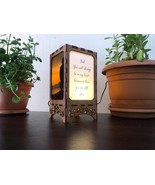 memorial gift for loss of father / Memorial lantern / you will always be... - $1,545.04 MXN