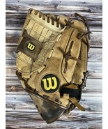Wilson A450 A0450 ZS12 RHT Leather Baseball Glove Mitt - 12&quot; - £19.01 GBP