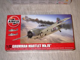 Airfix 1:72 Grumman Martlet Mk.IV Military Aircraft Model Kit A02074 New - £19.97 GBP