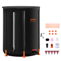 VEVOR Collapsible Rain Barrel, 53 Gallon, 1000D PVC Collection System, B... - $33.99
