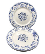 ROYAL STAFFORD FRENCH TOILE BLUE &amp; WHiTE FLORAL Dinner Plates Set Of 4 NWT  - £62.75 GBP