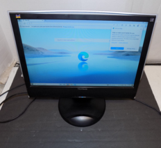 ViewSonic VA1930wm 19&quot; Widescreen LCD Computer Monitor VGA/DVI  Speakers - £39.15 GBP