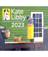 Kate Libby 2023 Poster Calender Maine OB New Coastal Nautical Unused DWD... - $39.99