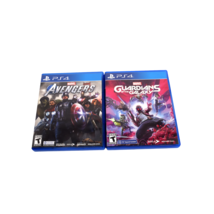 Marvel&#39;s Guardians of the Galaxy &amp; Marvel Avengers Game Lot (Sony PlayStation 4) - £10.11 GBP