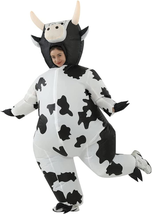 RHYTHMARTS Inflatable Costume Cow Costumes Fancy Dress Cosplay  - £33.98 GBP