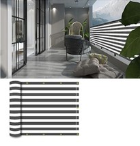 Ideaworks Deck &amp; Fence Privacy Screen- Black/White - $18.99