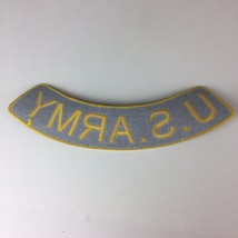 U.S. ARMY  TAB PATCH Embroidered Sew-On Black and Yellow Approx 10.5 INC... - £4.75 GBP