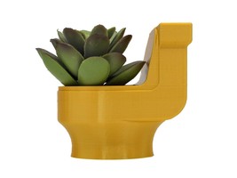 Toilet Succulent Planter | The Pot Pot | The Golden Throne - £6.26 GBP