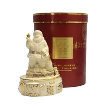Lenox China Jewels Musical Santa Figurine 6238182 Plays Jolly Old Saint ... - £27.45 GBP