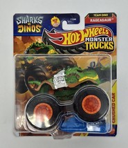 Hot Wheels Monster Trucks 2025 Rageasaur Team Dino Sharks vs Dinos 5/8 New - $14.87