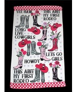 YEE HAW Long Live Cowgirls Ain&#39;t My First Rodeo Howdy Boots Hats HAND To... - $20.49 CAD