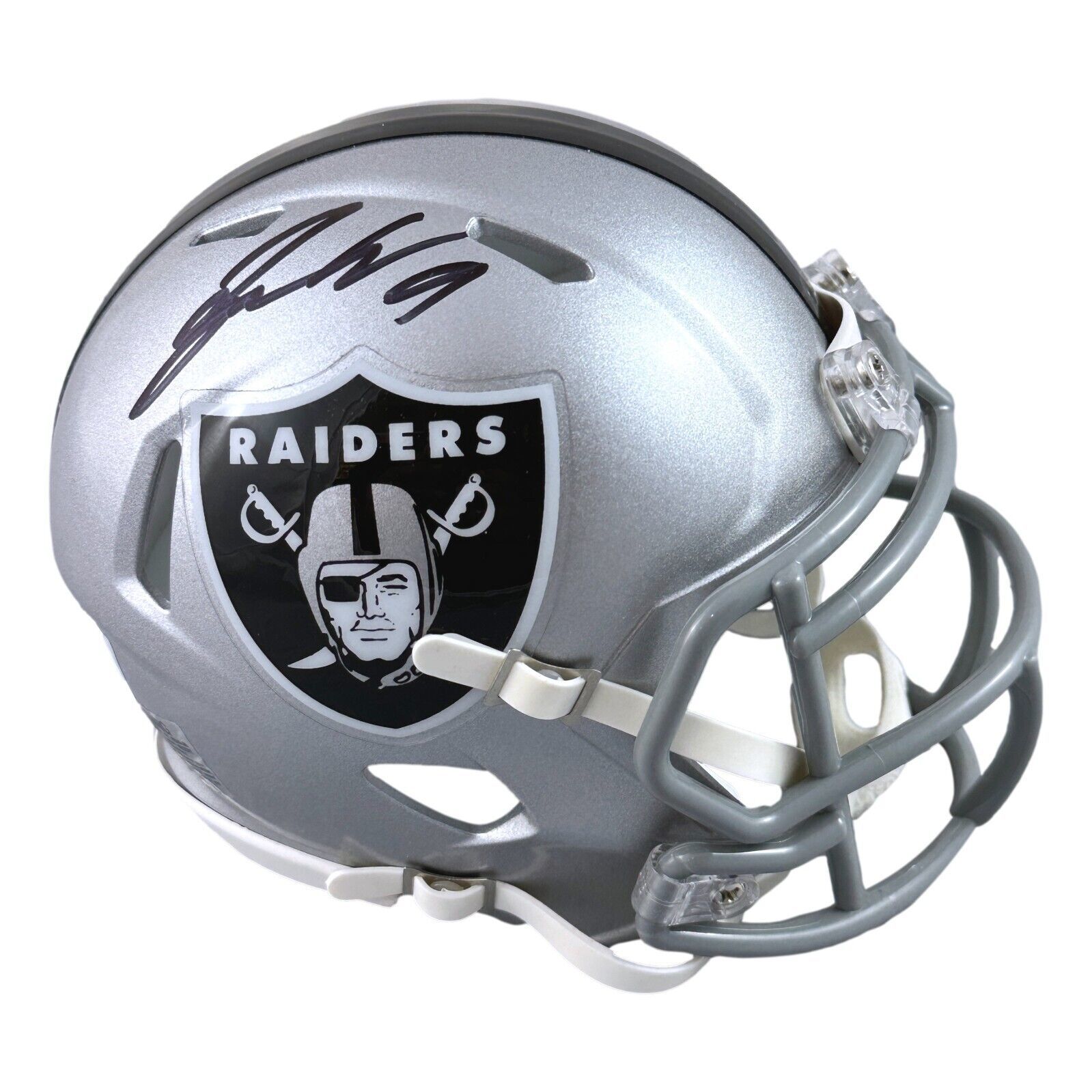 Tyree Wilson Autographed Las Vegas Raiders Mini Helmet Signed BAS Oaklan... - $189.95