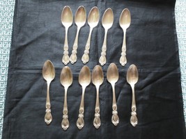 11--Collectible 1987 Roger Bros. HERITAGE 1953 Silverplate TEASPOONS--6 ... - £23.09 GBP